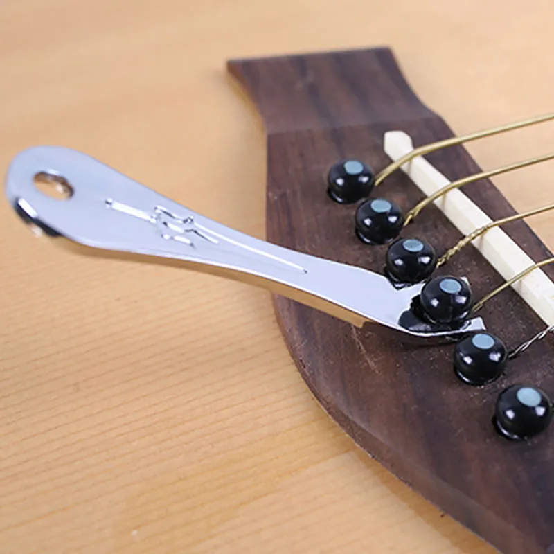 

Guitar string changing special nail remover metal string pulling cone tool accessories change tail nail string cone