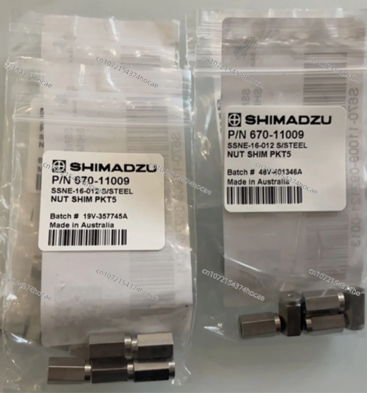 

Shimadzu GCMS column nut 670-11009, 5pcs/pack, original