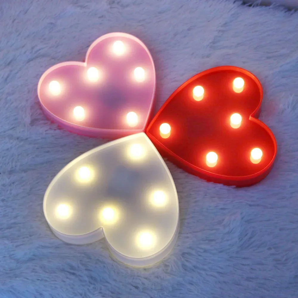 Đèn LED Trái Tim Đèn Cưới Trang Trí Giáng Sinh Tặng Cô Dâu Được Trang Trí Tiệc Cưới Trang Trí Phù Dâu Tặng Dự Tiệc Cung Cấp