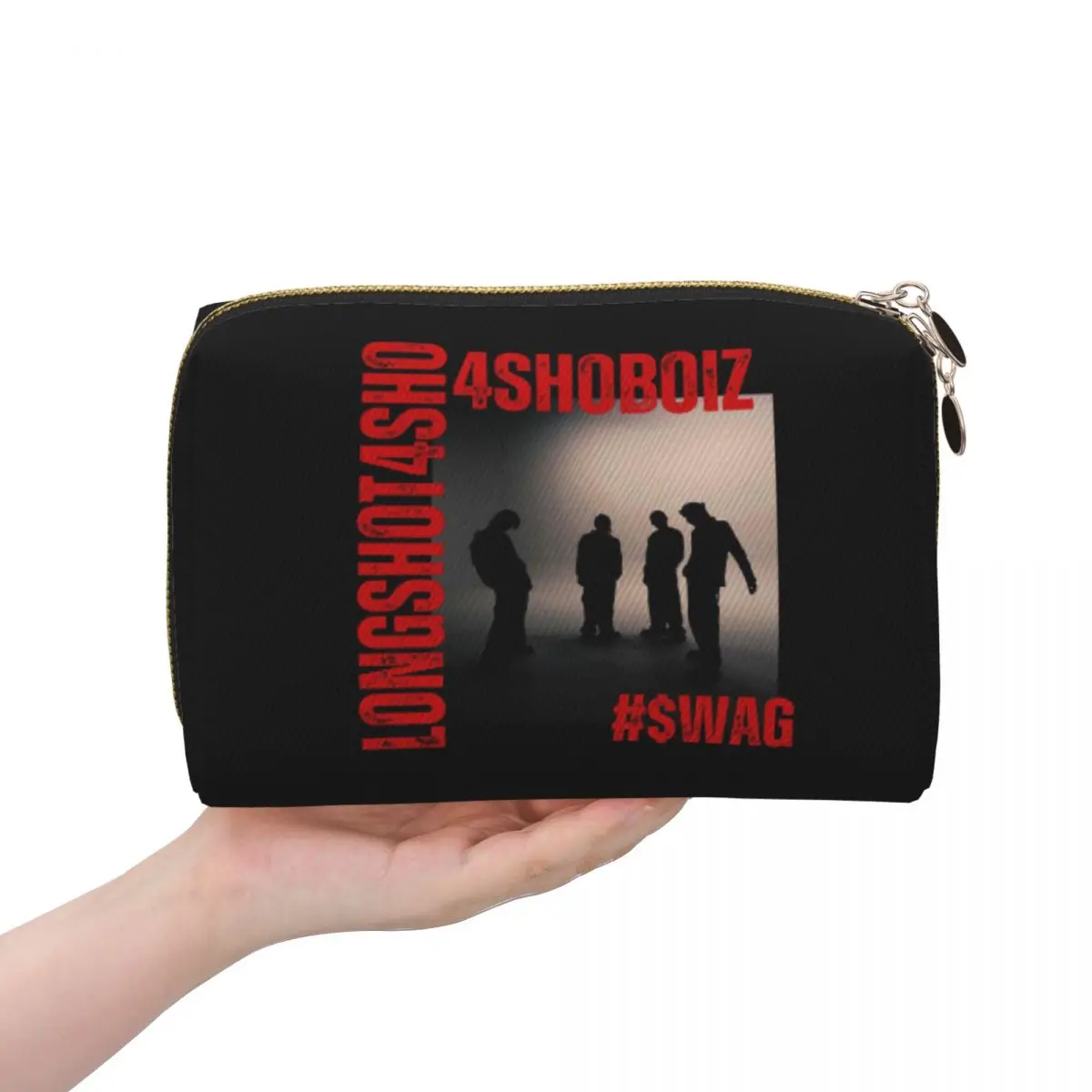 Vintage 4shoboiz Group LNGSHOT 13 Women Cosmetic Bags Travel Makeup Organizer Pouch Toiletry Storage Dopp Kit Box