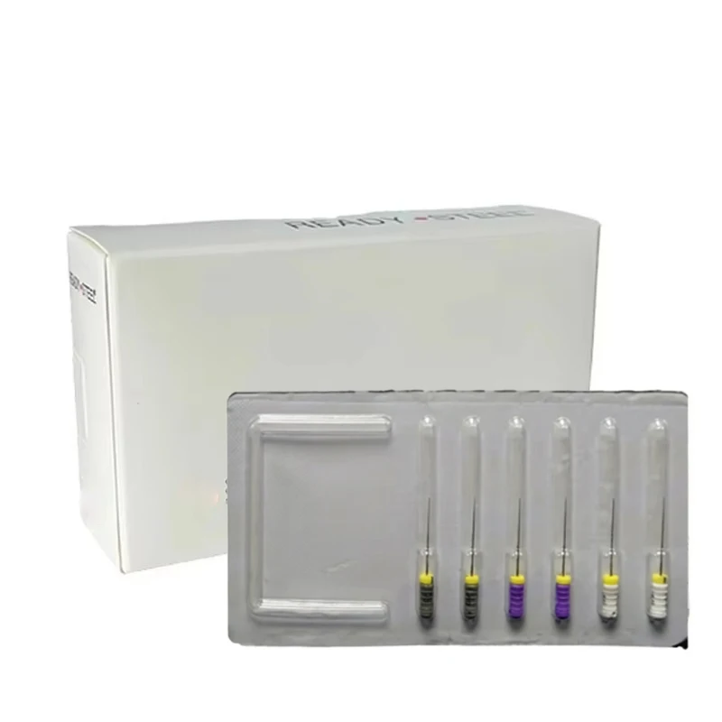 Dentsply Sirona Ready Steel File Lime Endo flexible NiTi en acier inoxydable pour le traitement du canal radiculaire Longueur 21/25/31 mm