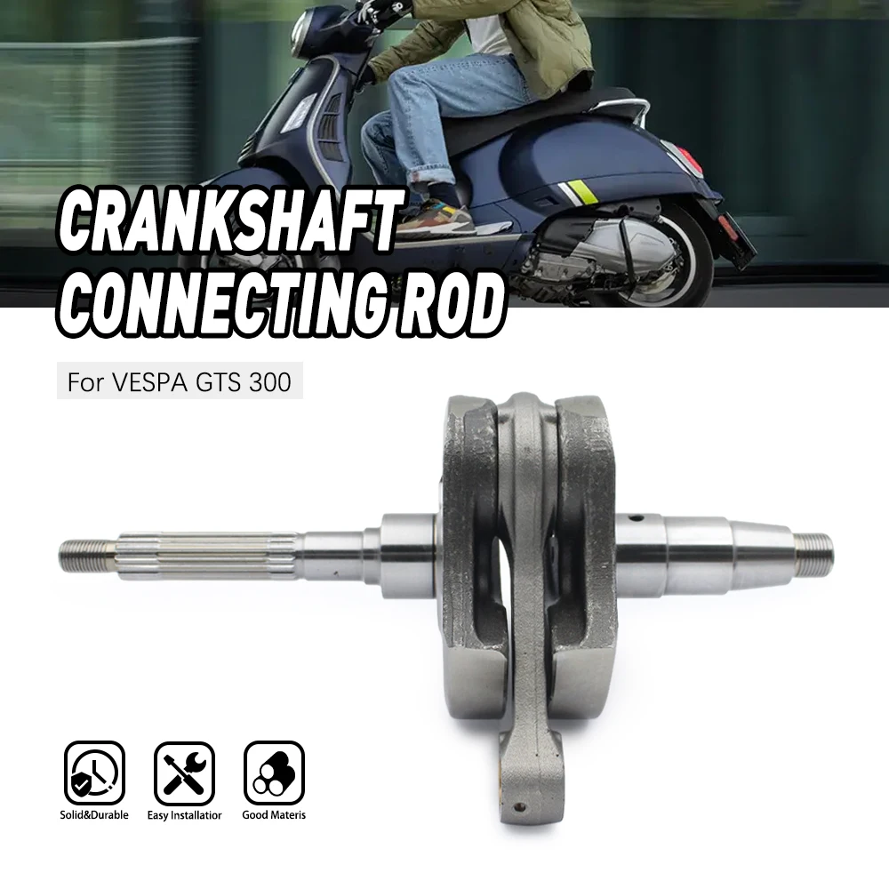

Crankshaft Assembly Connecting Rod Engine For Apalila Vespa Piaggio 300Cc Motorcycle Accessories Scooter Mp3 Gts300 Srmax300