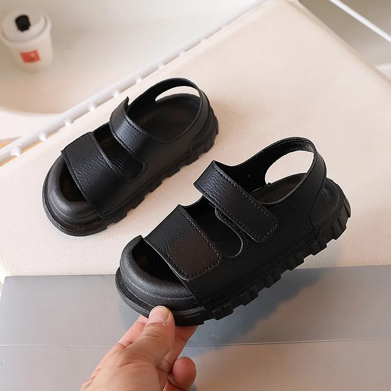 

Children's Summer Sandals 2025 New Head Cover Unisex Beach Shoes Soft Bottom Boys Baby Summer Shoes Breathable Waterproof