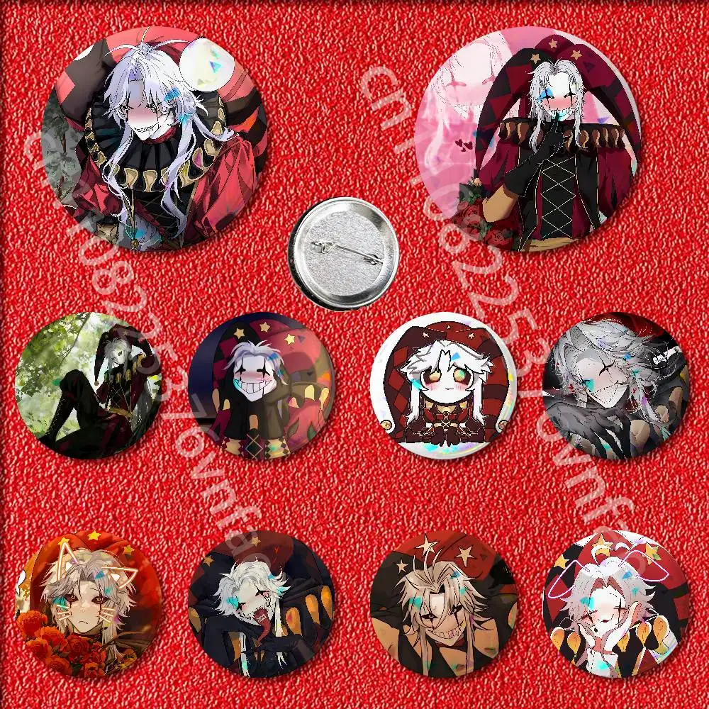 Insignias de circo The Freak N-Novel Circus, insignias láser, broches de dibujos animados, adecuados para ropa, accesorios para mochilas, solapas