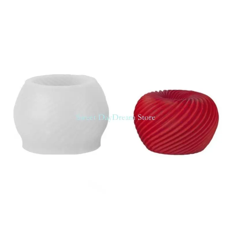 

Y88C Nonstick Silicone Fruit Cake Molds Spirals Design For Holiday Party Dessert