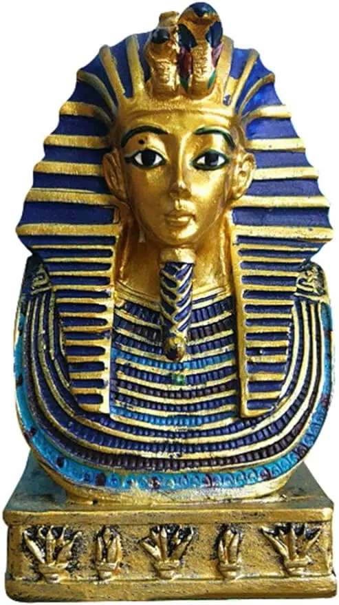 Egyptian Pharaoh Statue Tutankhamun Figures King TUT Figurine Collectible Figurine Desktop Decorations Pharaoh King Decoration