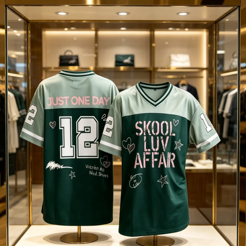 Camiseta de Fútbol Skool Luv Affair, Edición Verano 2026, para Fans del K-Pop, para Hombres, Mujeres, Familias y Niños