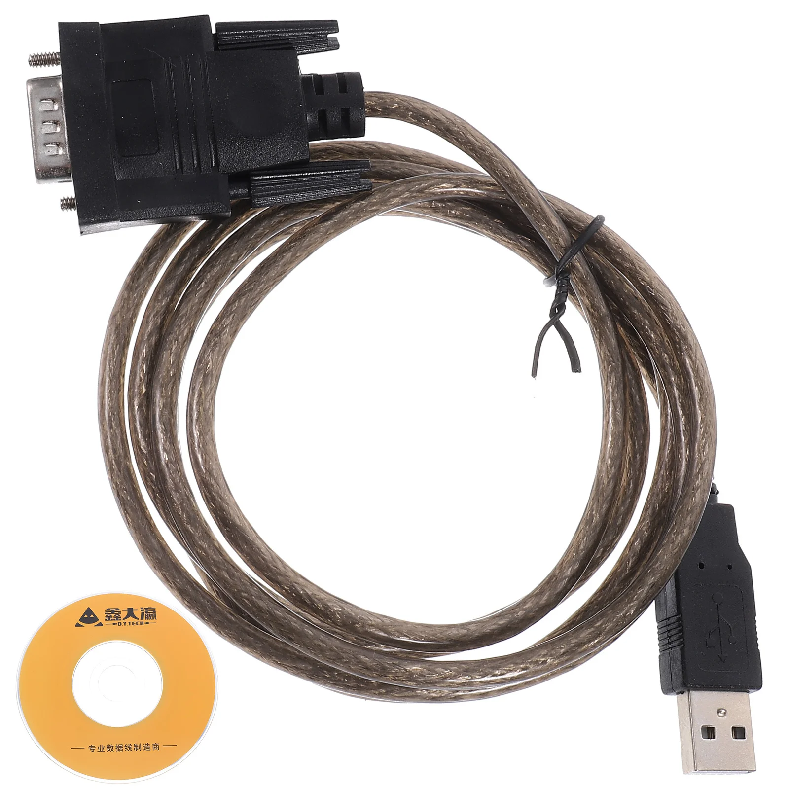 

1Pcs USB to Com Serial Cable 9 Pin Port Adapter USB to Serial Converter Stable Communication Driver Ready