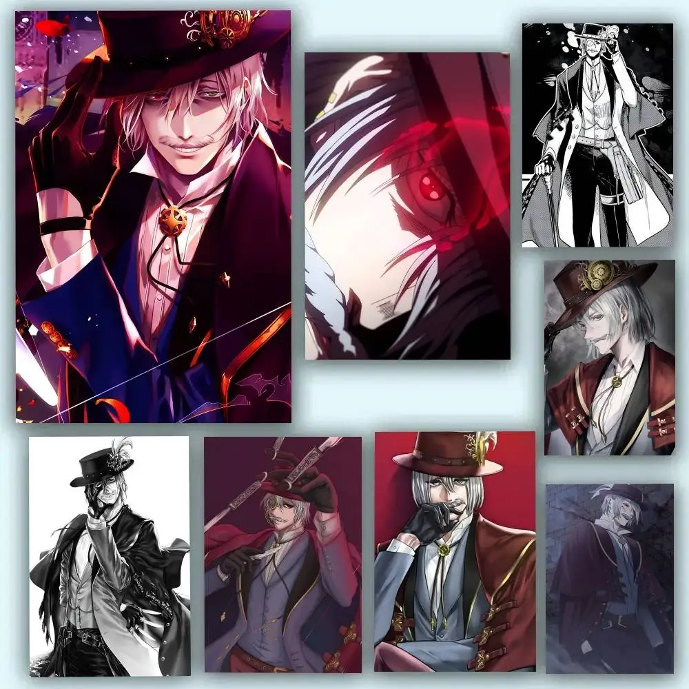 Anime R-Record of R-Ragnarok Jack the Ripper Posters Self Adhesive Waterproof Ideal For Living Room Bedroom Bar Decoration
