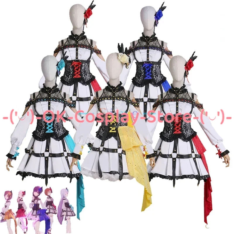 

Game Project Sekai Colorful Stage Cosplay Costume Akiyama Mizuki Asahina Mafuyu Yoisaki Kanade Ena Cosplay Dancing Dress