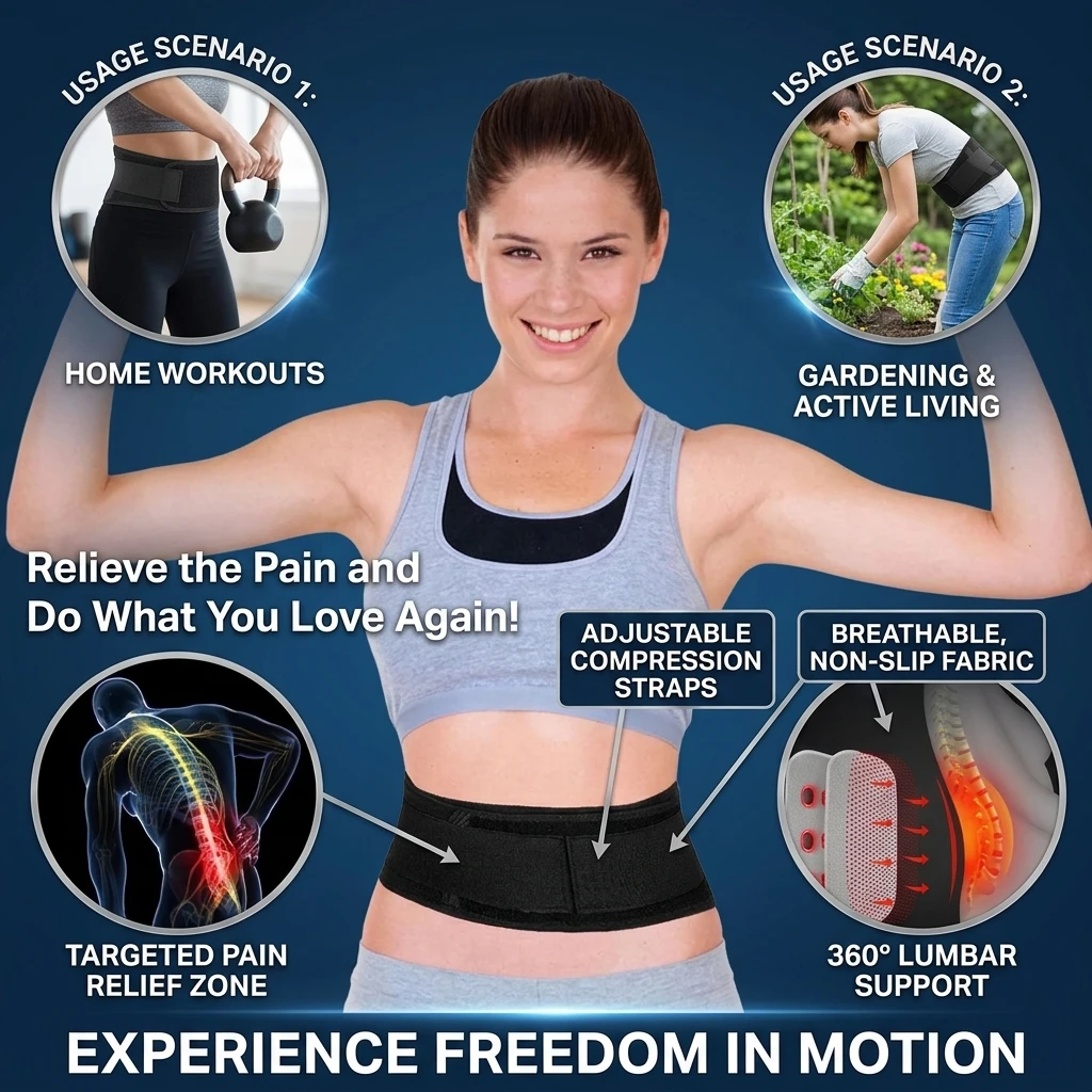 Adjustable Waist Tourmaline Self heating Magnetic Therapy Back Waist Support Belt Lumbar Brace Massage Band Health Care
