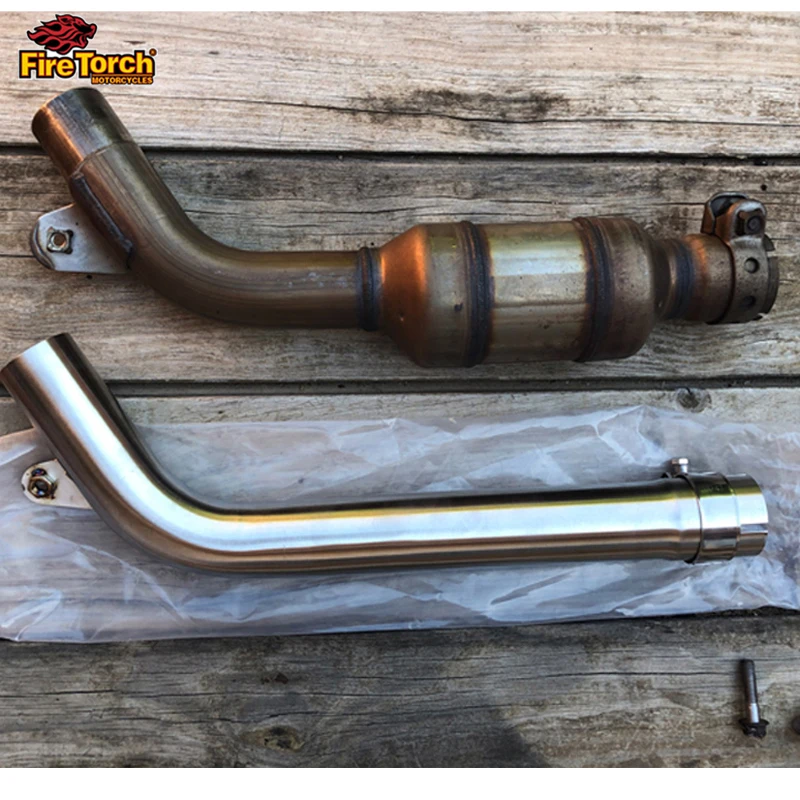 For Yamaha Fz6 Fz6N Fz 6 Fz6S 2004 -2011 Motorcycle Stainless Steel Espace System Moto Middle Link Pipe Connect Original Muffler