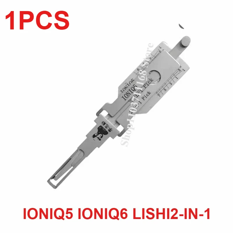 

IONIQ5 IONIQ6 LISHI 2-IN-1 Picklock and ForHyundai Ioniq Tucson Tool Locksmith KK12 2-in-1 Pick Decoder Car Automotive Picking