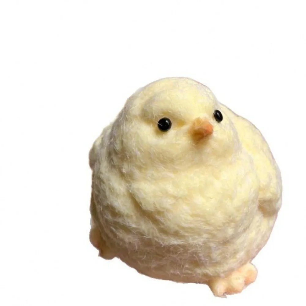 New Soft Squeeze Chick Slow Rebound Yellow Color Squeeze Handmade Fluffy Texture Stress Relief for