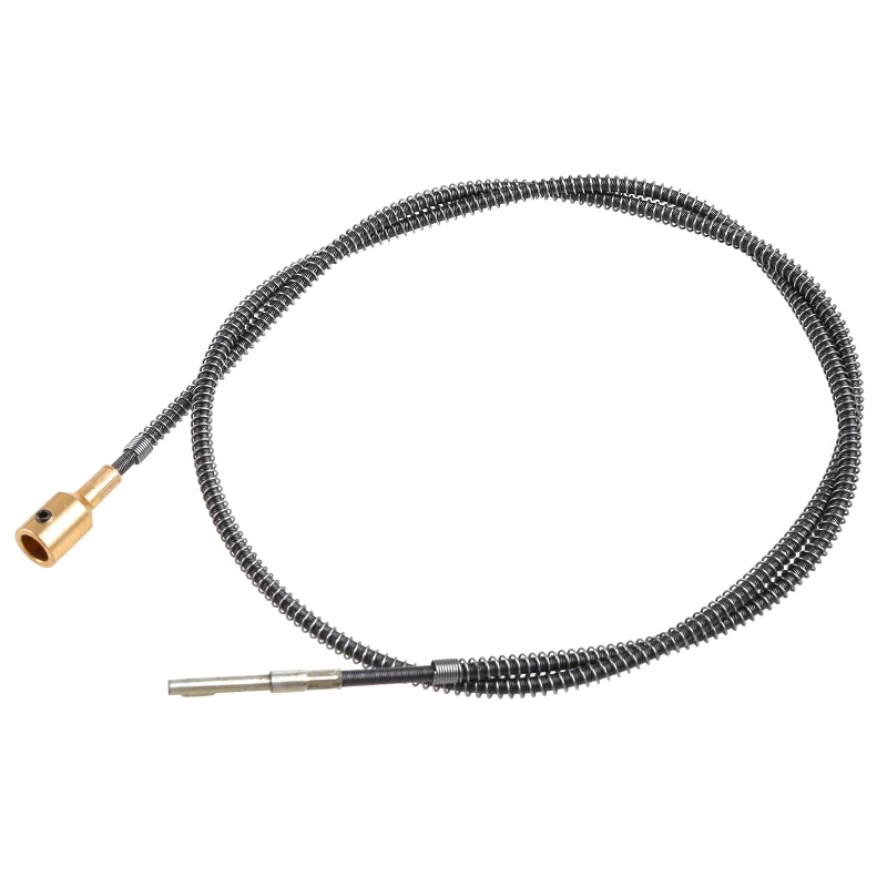 Cavo a tubo metallico a perno rivestito a molla da 98cm per albero flessibile smerigliatrice rotante dremel A0KF