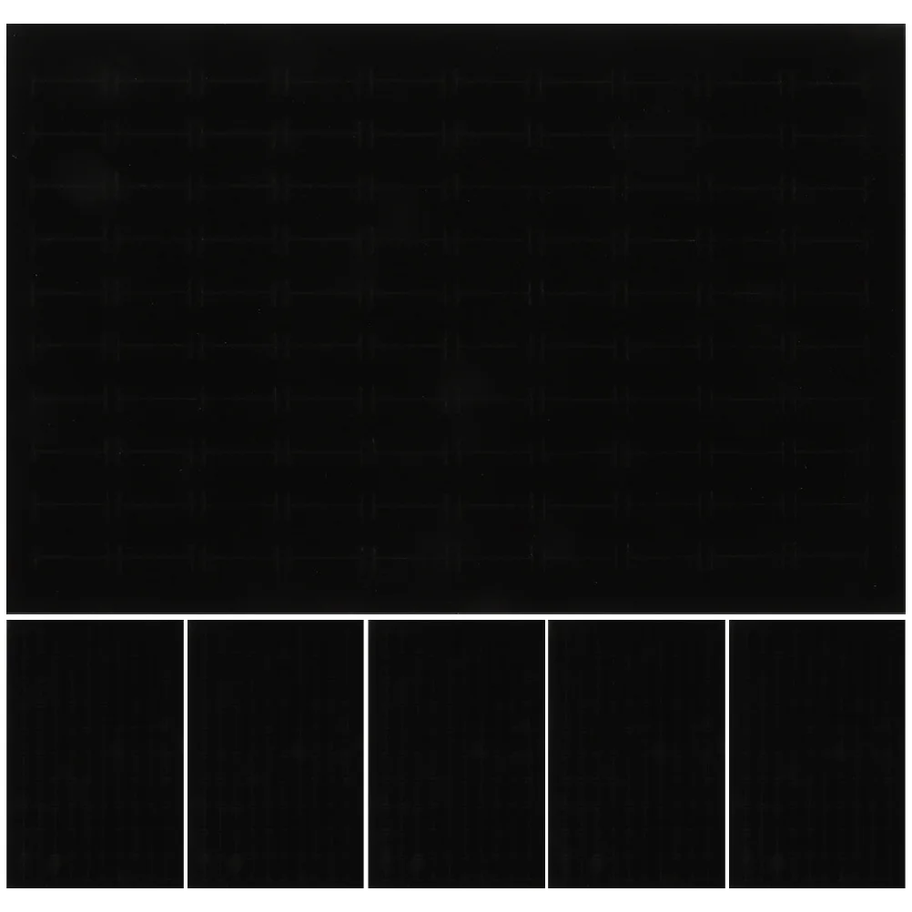 

6Pcs Ring Inserts for Jewelry Box 100 Slots Sponge Jewelry Trays Stackable Display Insert Organizer Holder for Rings and