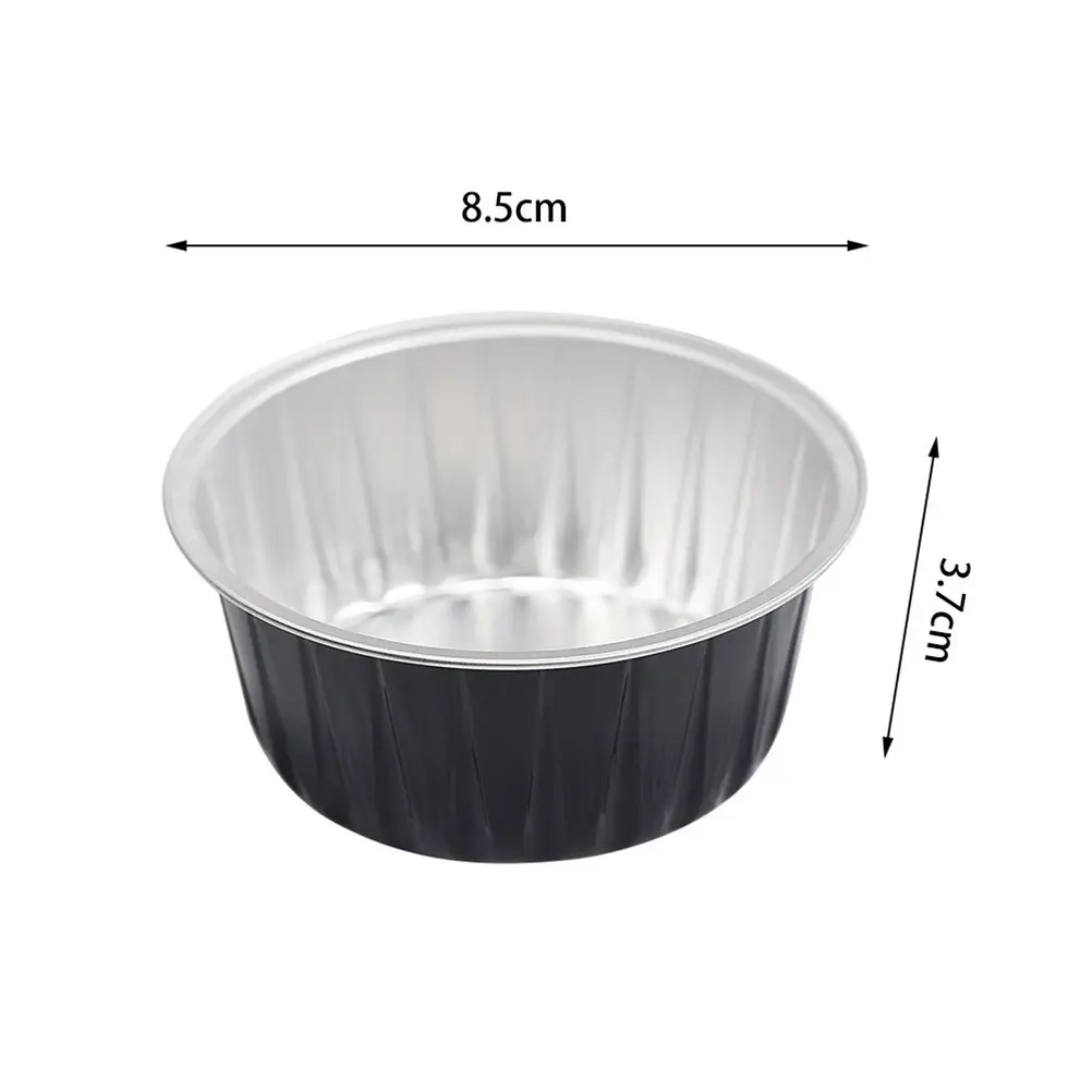 6Pcs Wax Bowls Small Aluminum Foil Melting Bowls Hair Remove Tool Wax Bean Containers Hair Removal Supplies for Women Girls view 3