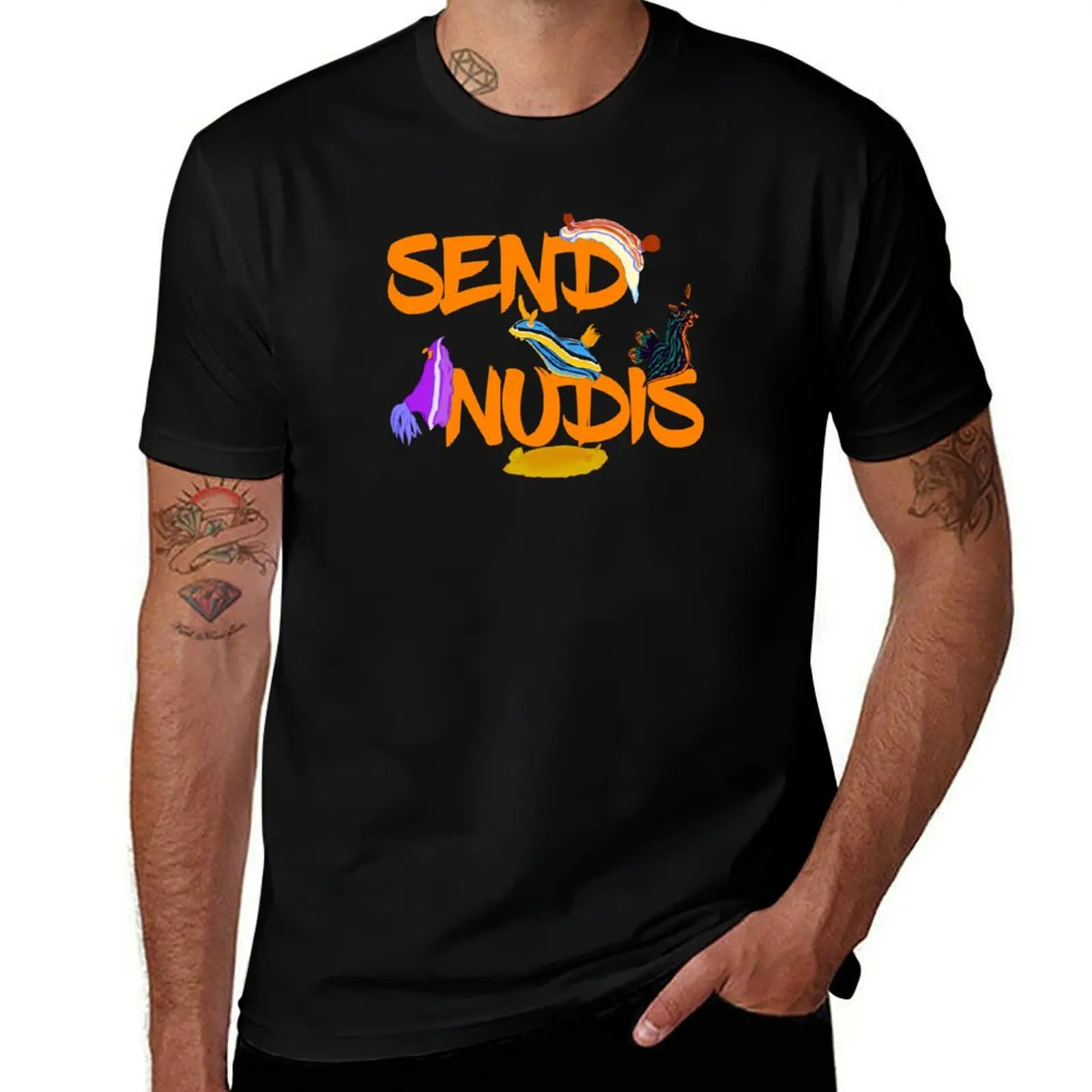 Send Nudis T-Shirt Lightweight Gym Training T-Shirt