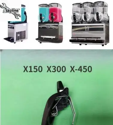 

1 шт. для машины для плавления снега, холодных напитков, напитков X150 X450, одинарный, тройной цилиндр, машина для слякоти, толкающая ручка