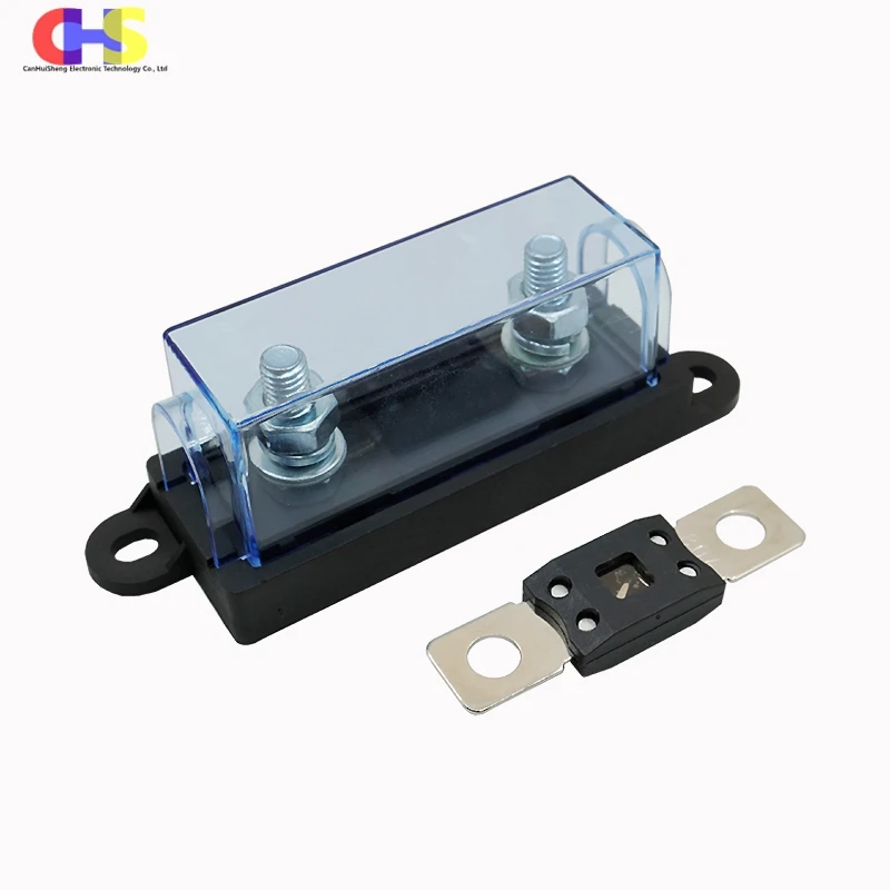 1PCS Porte-fusible Auto MEGA ANM 32V à Fixation Boulonnée avec Fusible Lame 30A 40A 60A 80A 100A 125A 200A 250A 300A 400A 500A pour Voiture/Camion