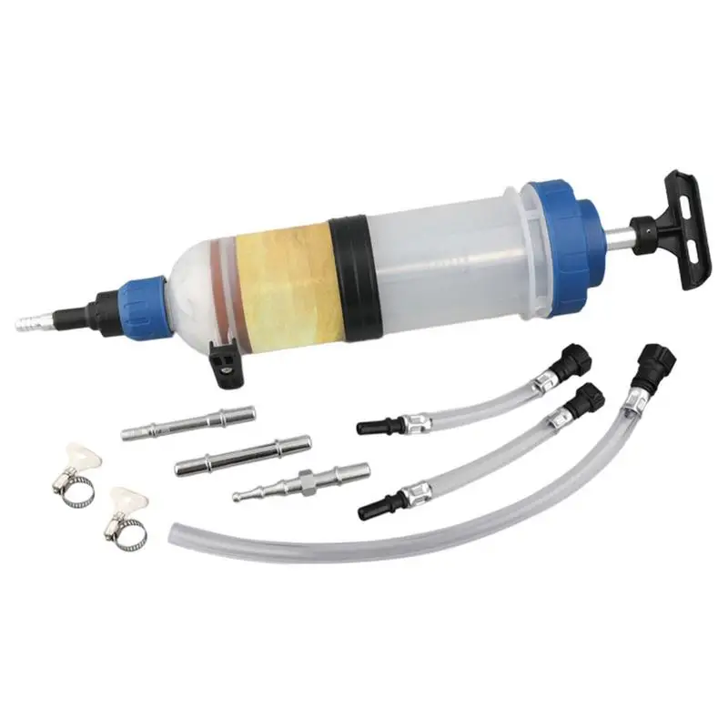 Car Oil Fluid Extractor Siphon Pump Injector Style Pump Automotive Transfer Pump Auto Manual Suction Vacuum Fuel Transfer  Pump