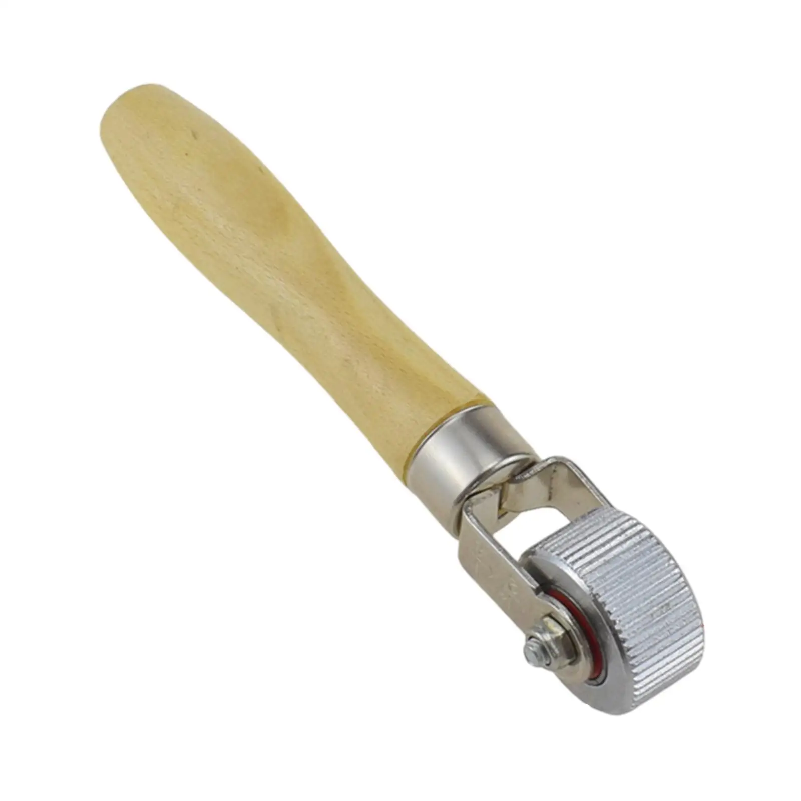 Tire Patch Roller Wooden Handle Puncture Repair Tool Automotive Tyre Patching Wheel for Car Tire Repair Set