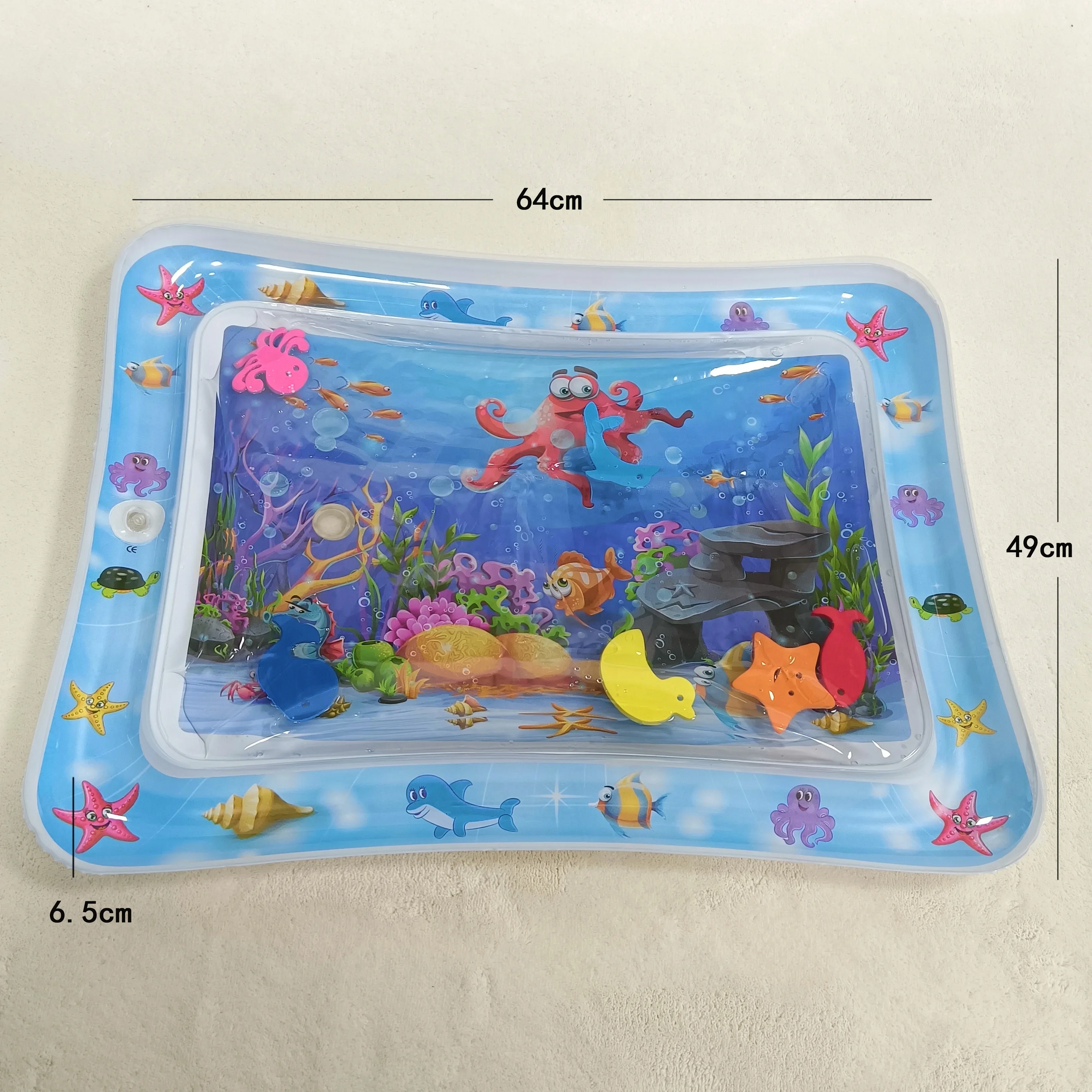 

-Hot Sale Tummy Time Water Play Mat Baby Inflatable Patting Baby Water Mat Tummy Water Mat Kids