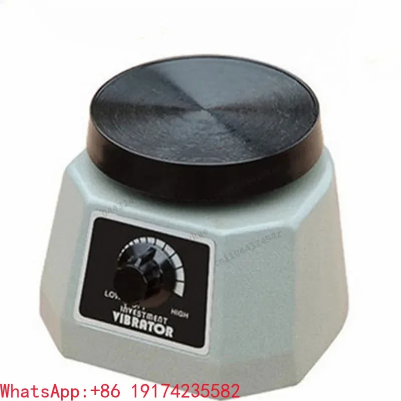 1110V/220V Dental Plaster Vibrator 4'' Round Small Gypsum Variable Intensity Shaker Oscillator Dental Lab Equipment New
