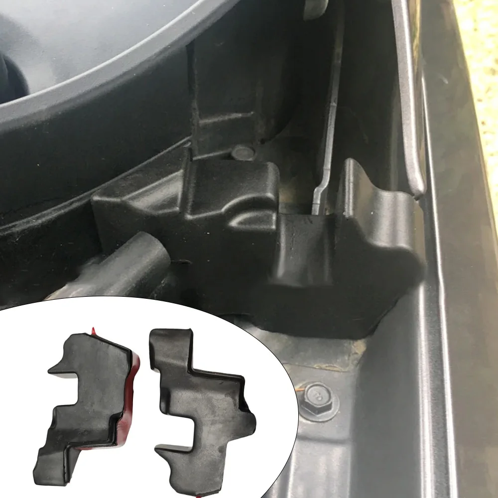 

2Pcs Car Engine Hood Seal Pad Cover Left Right 864321R000, 864421R000 For Hyundai Solaris 2011 2012 2013 2014 2015 2016