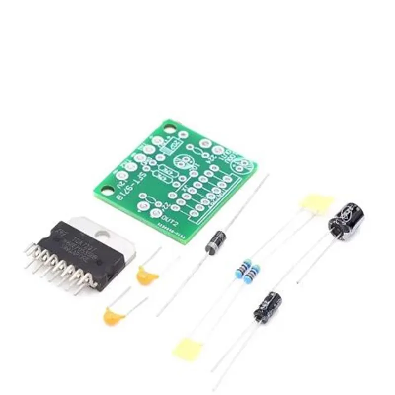 1pcs TDA7297 amplifier board spare parts dc 12v grade 2.0 dual audio encoding 15w electronic DIY kit