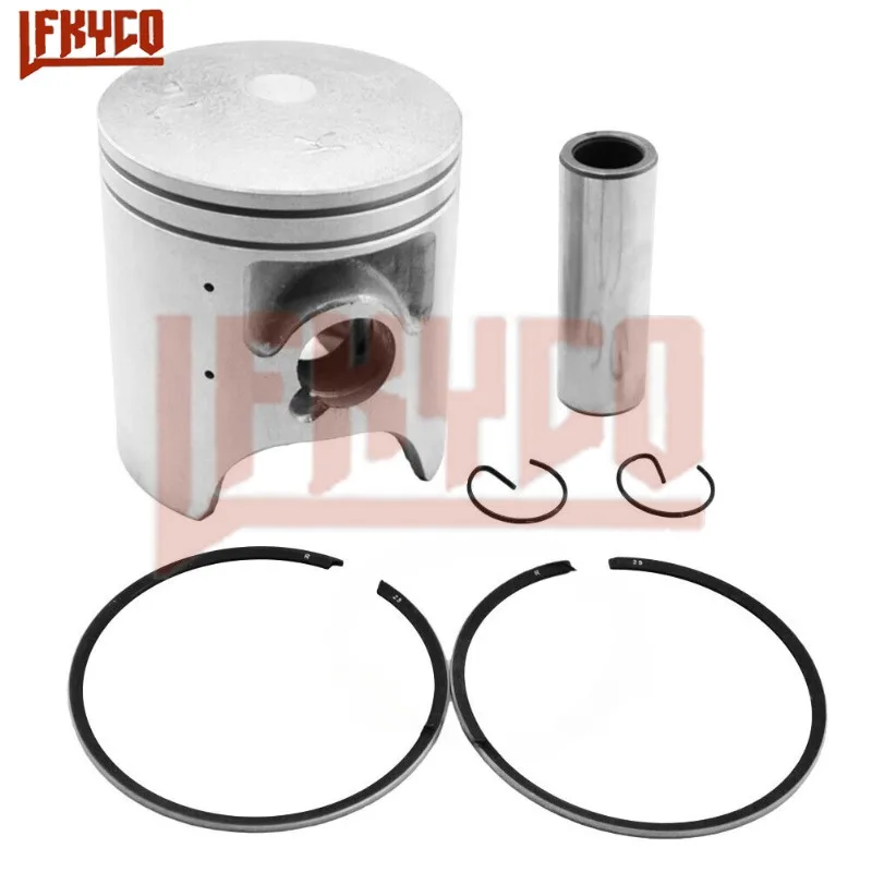 Motorcycle Piston Rings Kit for Yamaha TZR125 87-92 TDR250 87-94 DT125R 88-99 R1-Z 91-92 STD 56.4mm 56.65mm 56.9mm Pin 16mm Part