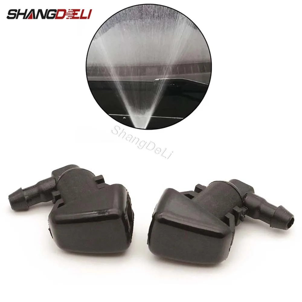 

2 шт., новая насадка для омывателя лобового стекла автомобиля, распылитель для Ford Focus Edge 2.0T 3,5L