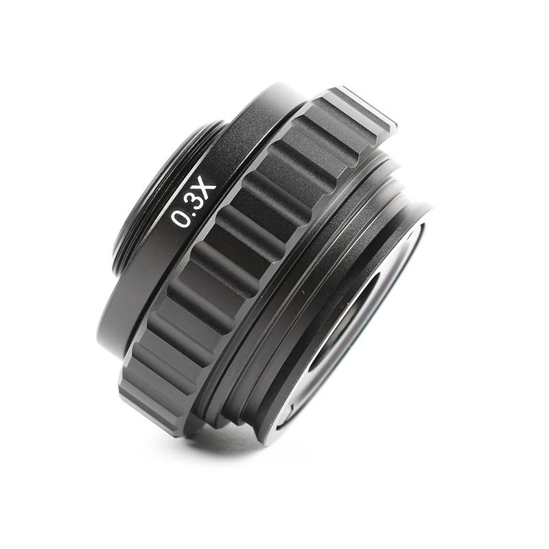 Imagem -06 - Adaptadores de Montagem c Lente 03x 04x 05x Ctv para Câmera de Microscópio Estéreo Trinocular Interface de 38 mm Campo de Visão Aumentado