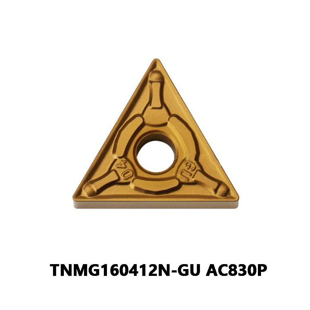 Original 60° Inserts TNMG 160412 TNMG1604 TNMG160412 TNMG160412N-GU AC830P Carbide Plates CNC Lathe Cutter Machine Holder Knife