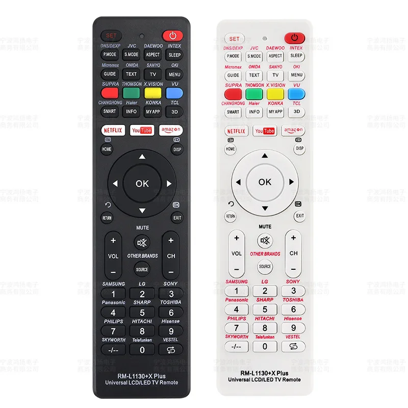 Universal Replacement Remote Control  for All Brand Television TV RM-L113 RM-L1130+8 Replacement Remote Liquid Crystal Control