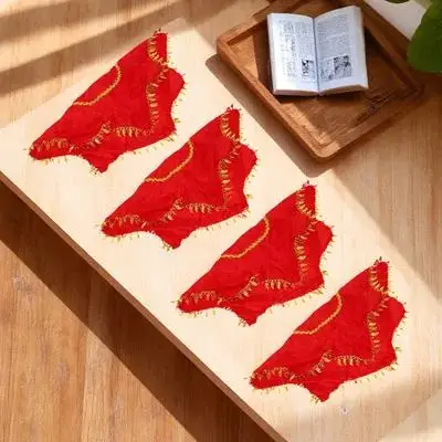 4pcs Dance Handkerchief Chinese Performance Prop Rotating Lightweight Portable Funny Festival New Year Party Dance