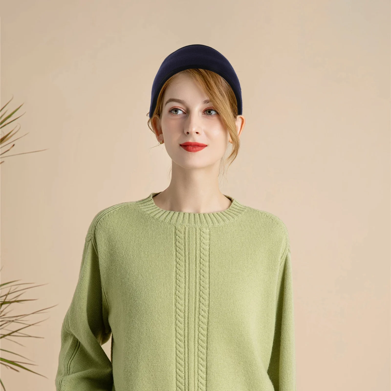 

3Pcs Fleece Thermal Ear Protection Headband Double Layer Adjustable Winter Ear Warmers Running Cycling Ski Cold Weather Earmuff