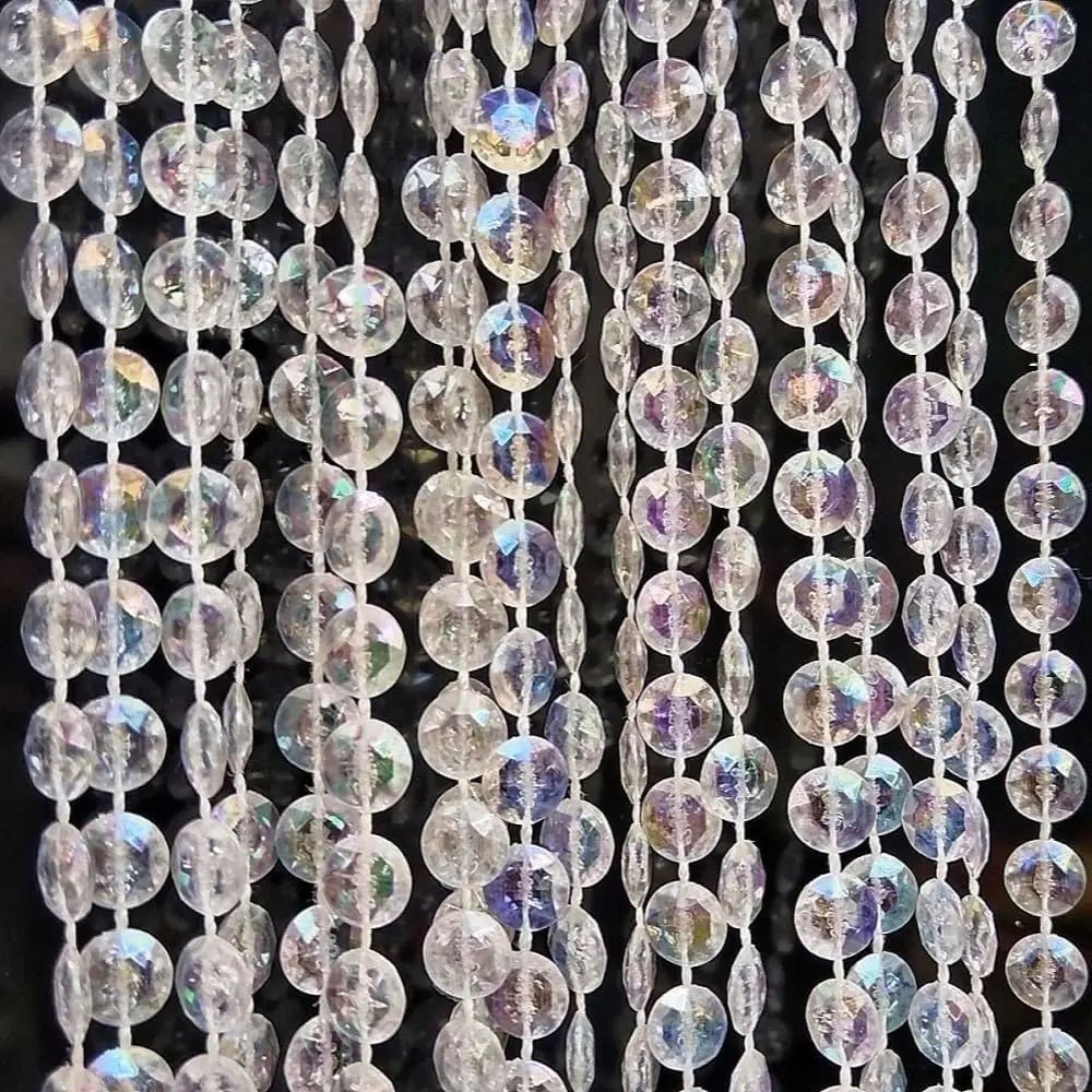 

Beaded Curtain Doorways Acrylic Hanging Door Beads String Curtains Tassel Room Divider Screen Decor for Doorway Window L