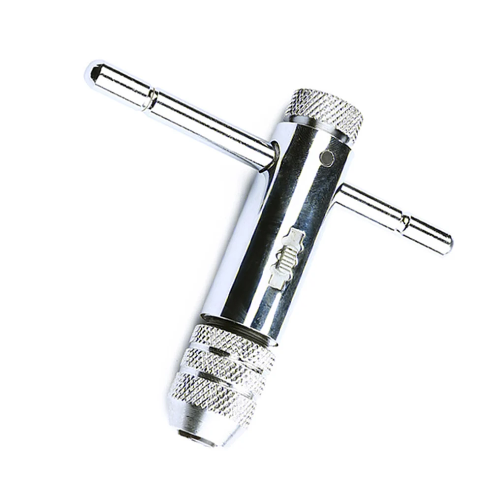 

T Handle Ratcheting Tap Wrenches Solid High Speed Steel Hand Tool Metric M8 Plug Mat Aluminum Processing Narrow Space