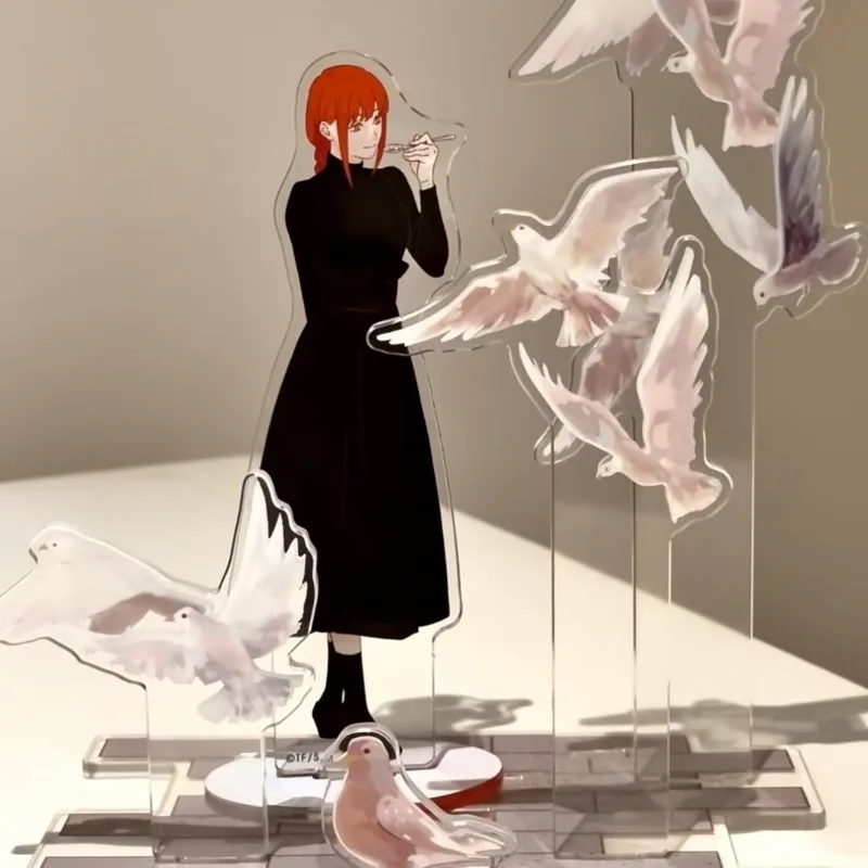 

Anime Makima Chain saw Man Cosplay Acrylic Stand Sign Role Play Props Accessories Desk Decorations Unisex for Women Men