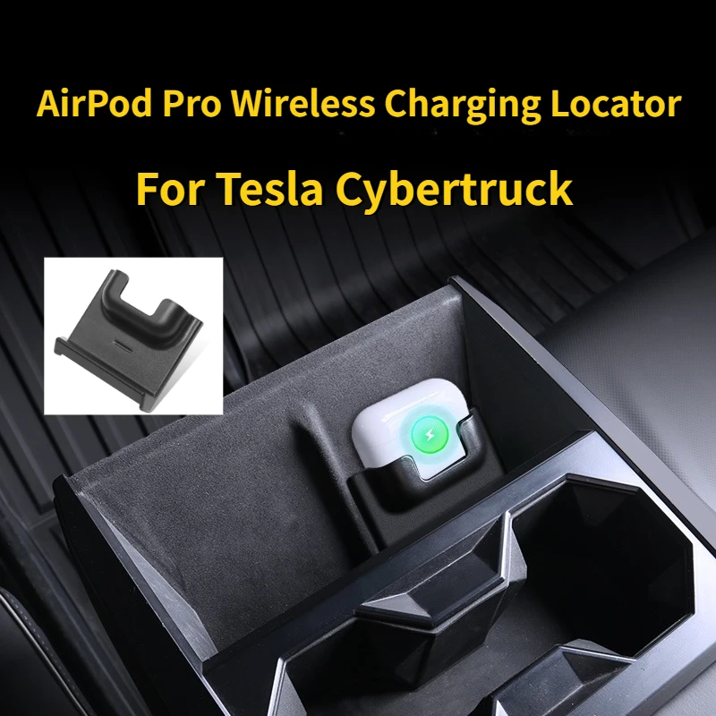 

Для Tesla Cybertruck 2024 2025 AirPod Pro локатор беспроводной зарядки ABS AirPod Pro Bluetooth чехол для наушников локатор аксессуары