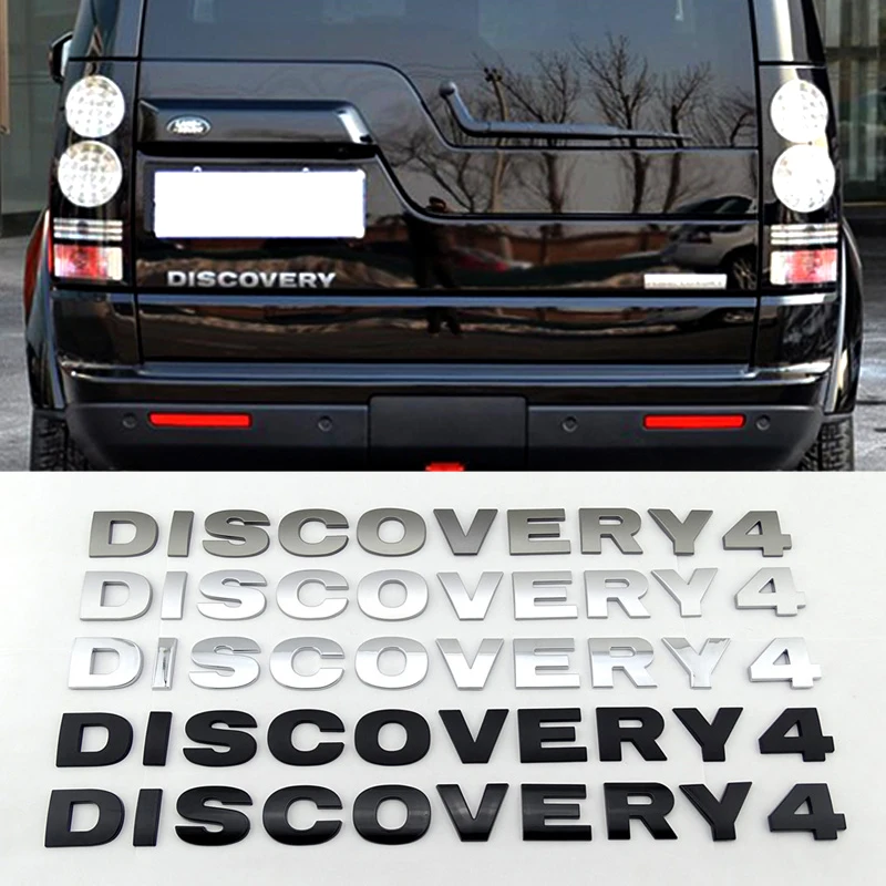 Rear Tailgate Discovery 3 LR3 Lettering Badges Trunk Discovery 4 LR4 Car Emblems