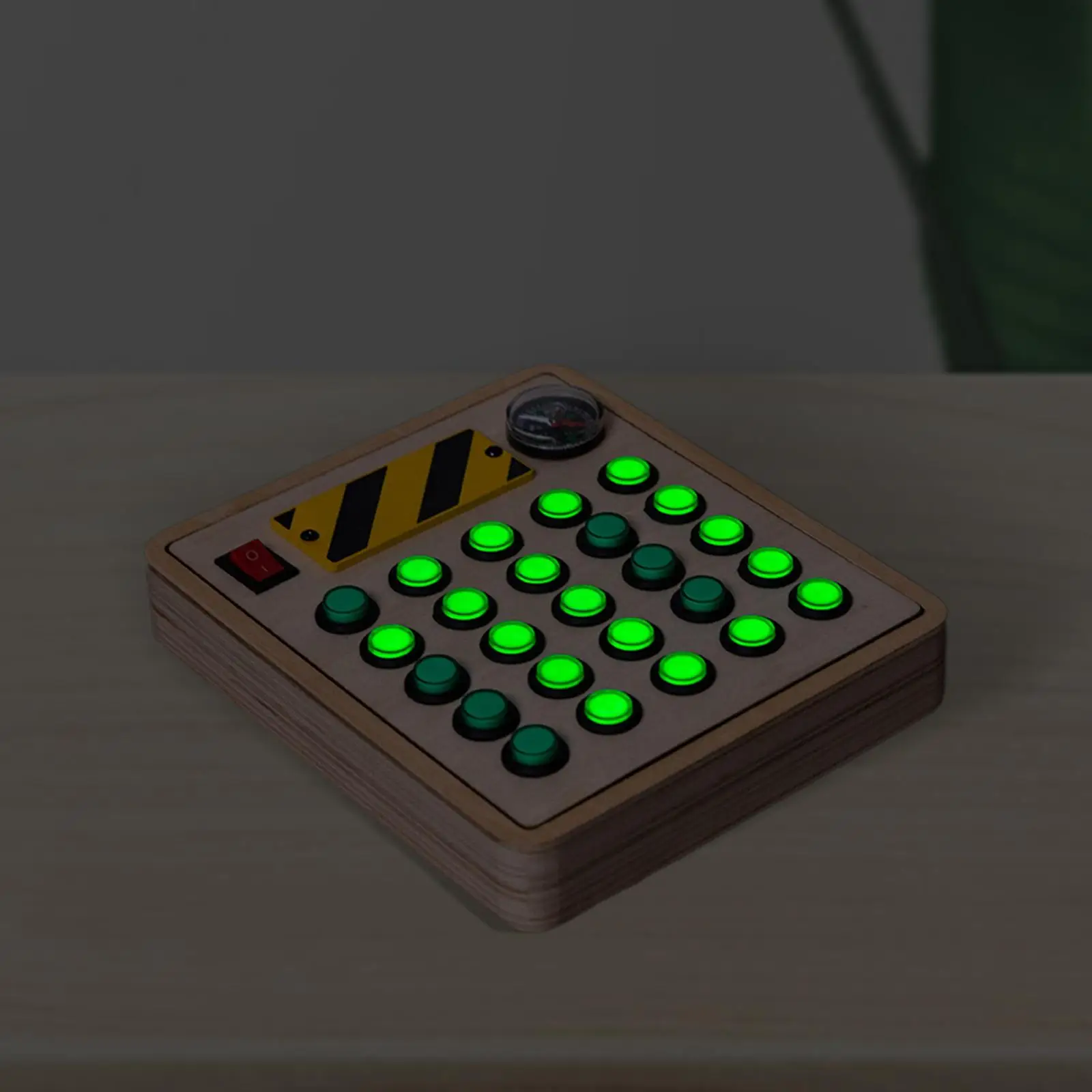 

Деревянная игрушка-доска для занятий, многофункциональная образовательная прочная игрушка для подарков, кнопка переключения, штраф