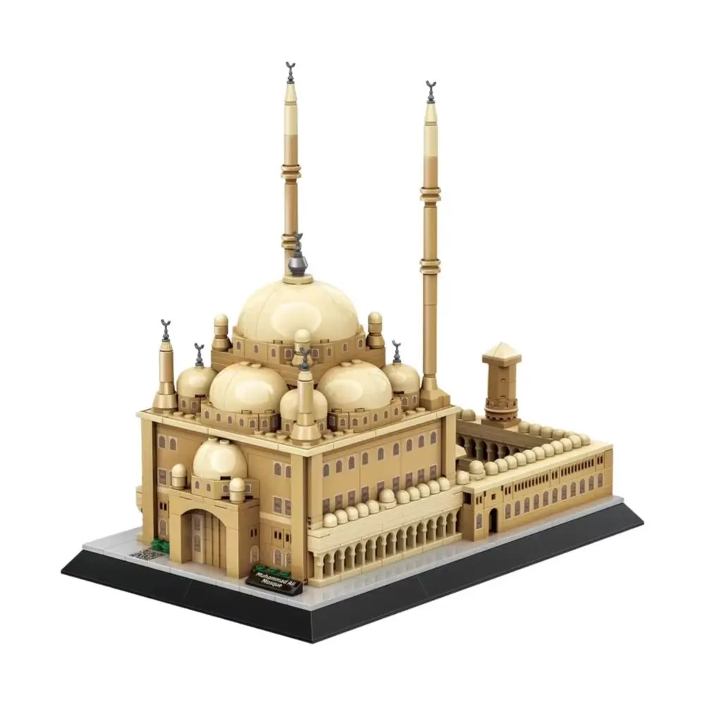 620-teiliges Modellbausatz der Moschee Muhammad Ali in Kairo Nr. 4229 - Ägyptisches Weltberühmtes Wahrzeichen MOC Lernspielzeug als Geschenk für Kinder