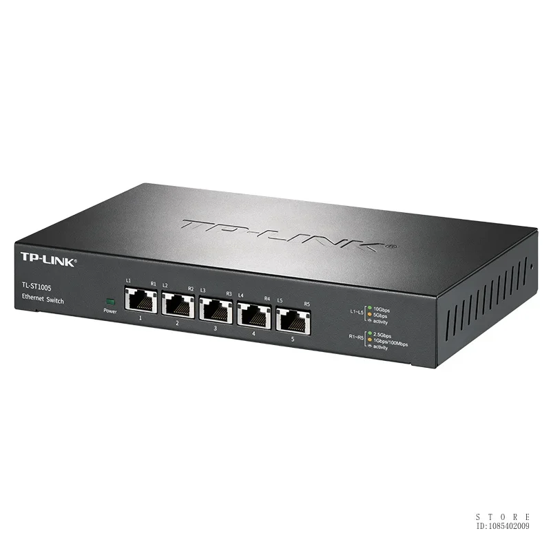 Imagem -05 - Tp-link-ethernet Desktop Switch Tl-st1005 Port 10g Multi-gig Descontrolado Velocidade Auto-negociação Plug And Play Metal Resistente