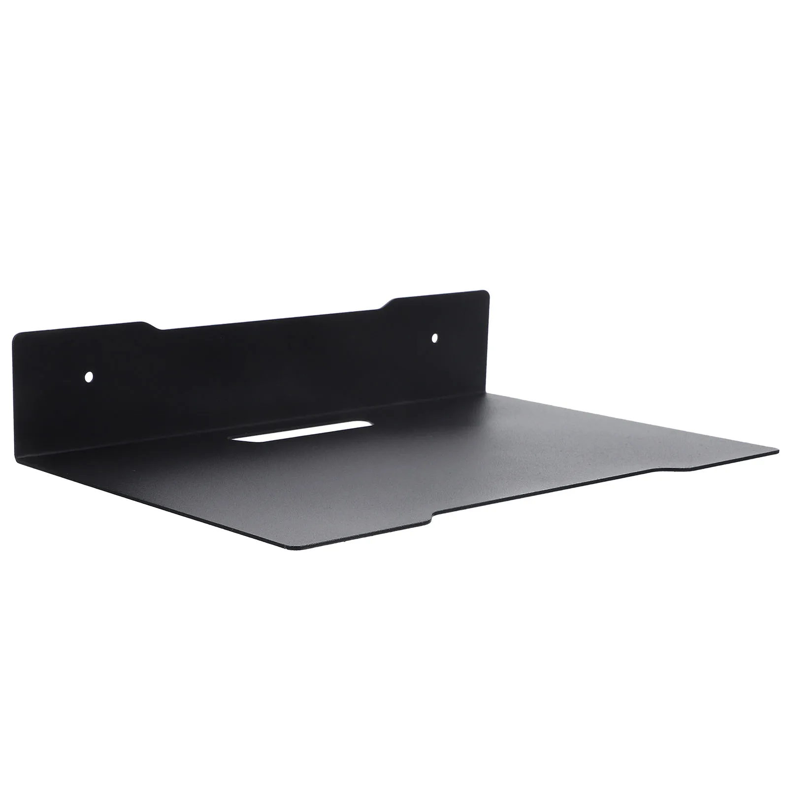 

Wall Shelf Camera Mount Bracket Metal Wall Mounted Bracket for Router Camera Storage Black Small Heavy Duty Sturdy Space Saving