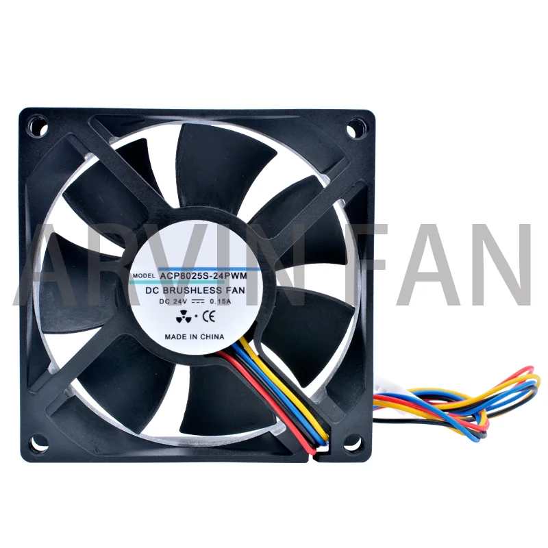 Brand New Original ACP8025S-24PWM Colling Fan DC24V 0.15A