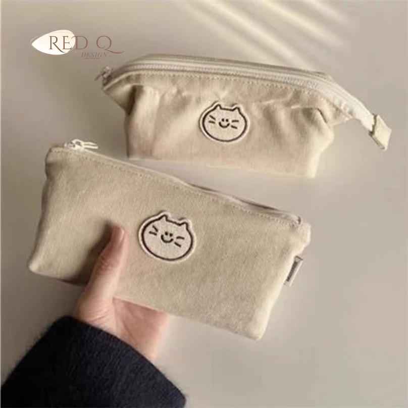 귀여운 메이크업 가방, 귀여운 문구류 화장품 가방, 트라우스 스콜라 대용량 필통, 학용품 연필 파우치