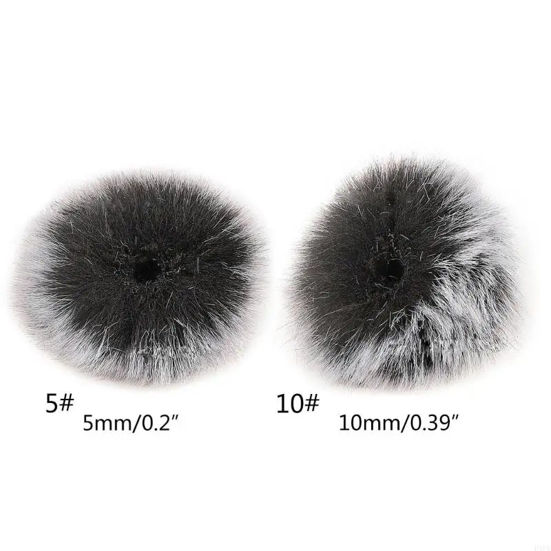 P9FA 1PC Universal Lavalier Microphone Furry Furry Windscreen Fur Windshield Wind Muff