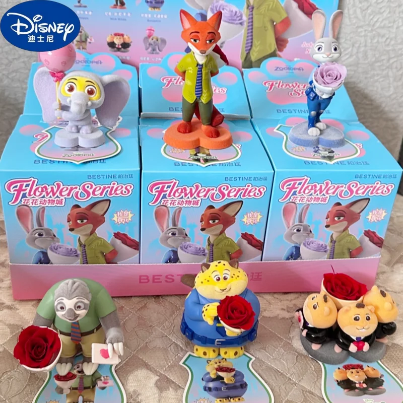 

Disney Zootopia Series слепая коробка Джуди Хоппс Ник Уайльд орнамент Коллекционная игрушка милый подарок-сюрприз модные игры коллекционные предметы